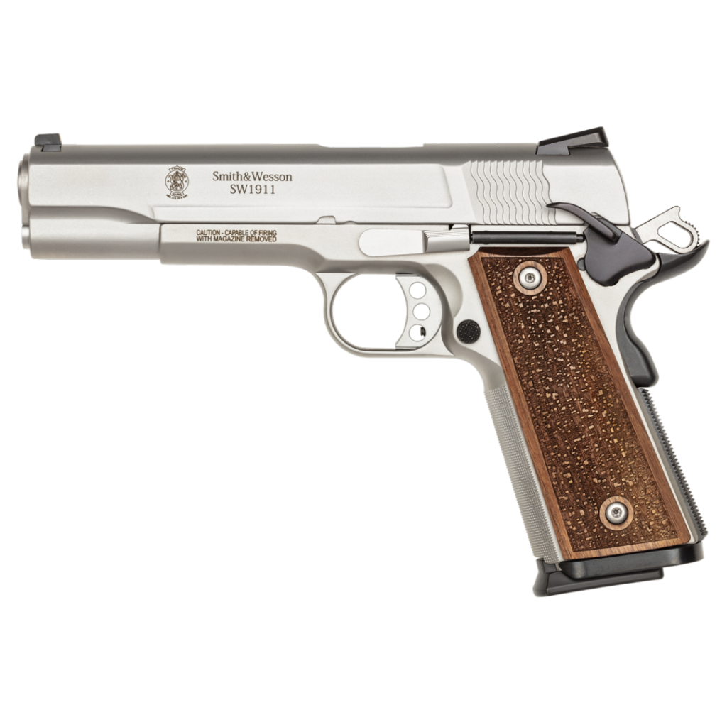 Pistola Smith & Wesson Performance Center, modelo SW1911 Pro Series, cañón 5”, calibre 9mm, capacidad 10+1Rd.