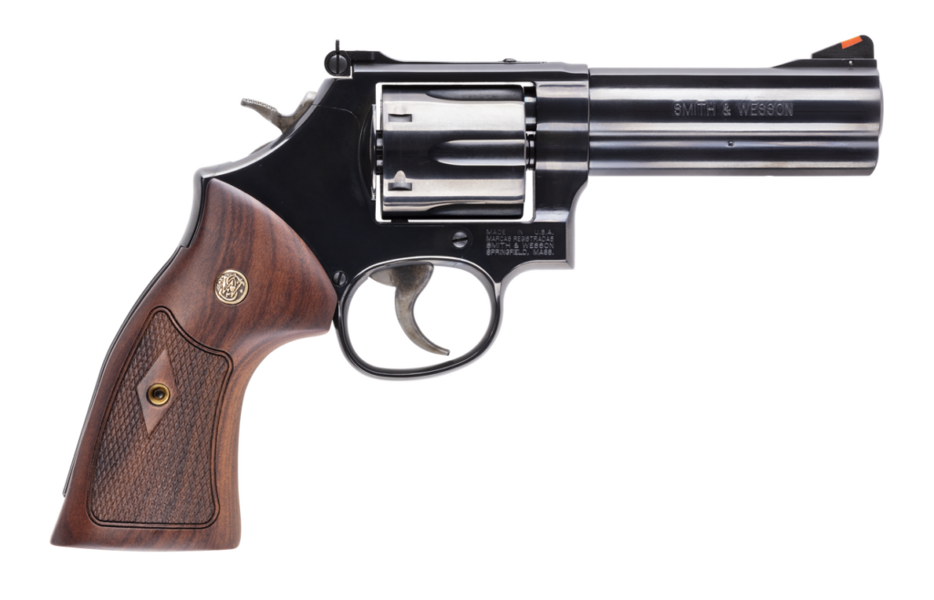 Revolver Smith & Wesson modelo 586, cañón 4”, calibre .357Mag, capacidad 6Rd.