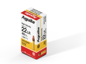 Munición Águila, High Velocity, calibre .22LR, 40 grains