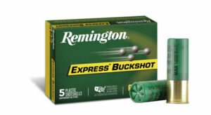 Cartucho Remington, calibre 12 Buckshot 000 3”, caja 5u