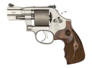 Revólver Smith & Wesson, modelo 986, calibre 9MM, cañón 2,5”, capacidad 7Rd.