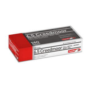 Munición Aguila, calibre 6,5 Creedmoor, 140 grains FMJBT, caja 20u.