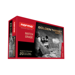 Munición NORMA, Golden Target, calibre .308 Winchester, 168Gr